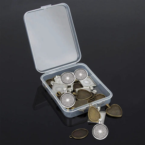 31 Piece Resin Jewelry Making Kit With Flexible Silicone Molds And Versatile Pendant Trays For Side Hustle Crafters Seeking Buttery Smooth Releases In Hearts Round Square Teardrops And Ovals Shapes