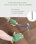 Heavy Duty 12 Inch Galvanized Landscape Staples U Shaped Ground Stakes Anti Rust Garden Pins For Lawn Fabric And Netting
