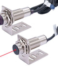 Indoor Wall Mounted Photoelectric Beam Sensor Pair, 0 To 20m Range, NPN Normally Open Proximity Switch, 6 To 36V DC