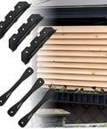 Heavy Duty Tough As Nails Steel Louver Pergola Kit With Powder Coated Brackets And Actuators For Deck Sunblind System