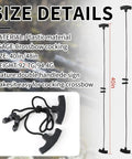 Crossbow Cocking Rope With Dual Handles For Easy Labor Saving Cocking Effort Quick Smooth Pull No Sweat Gear size details