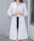 Unisex Lab Coat For Pros And Students With Pockets, Durable Stain Resistant Long Sleeve Medical Coat for women and men