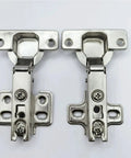 10 Piece 26mm Cup Cabinet Hinges Provide Silky Smooth Action On Thin Doors Via Hidden Hydraulic Soft Close Mechanisms featuring two durable metal hinges.