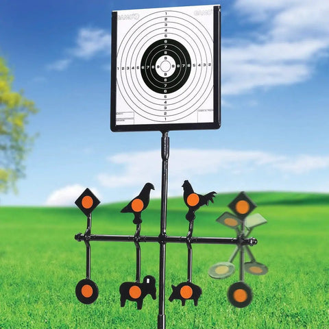 Spinner Deluxe Target For Air Guns With Pellet And BB Traps Balloons And Paper Targets, outdoor setup, target display