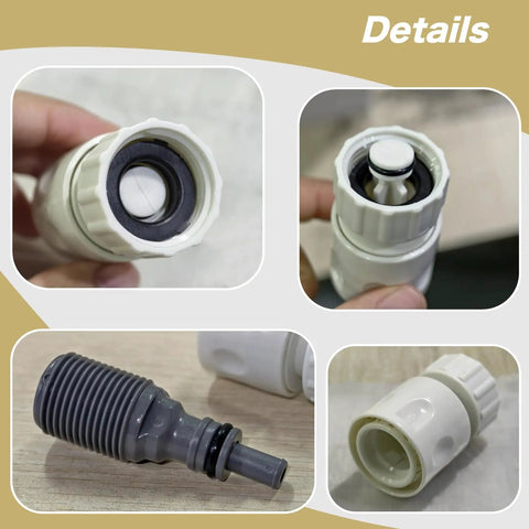 Outboard Flush Kit For Mercury Suzuki Yamaha Universal Boat Motor Flush Adapter With Spring Loaded Hose Quick Connect And Gasket