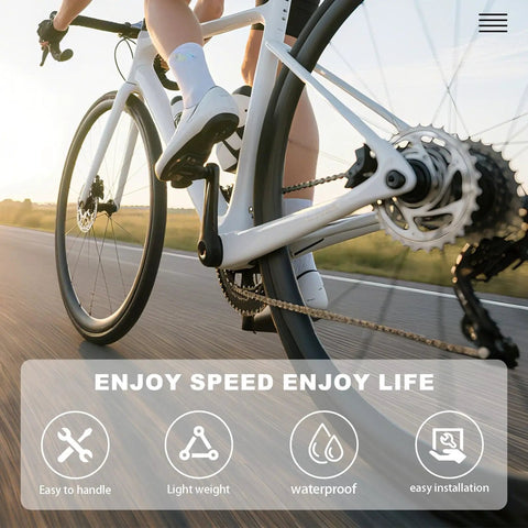 Cyclist riding bike with Rear Derailleur RD TZ31A 6 And 7 Speed Direct Mount, showcasing speed and durability features in sunlight