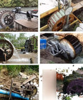 Outdoor 100W Water Wheel Turbine Generator For Hydroelectric Power, Low Speed Disc Type Micro Turbine in various installations.