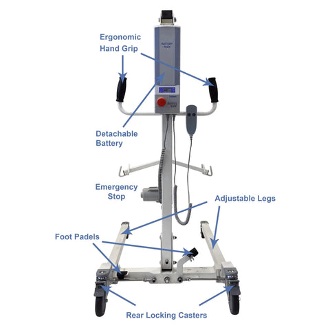 Heavy Duty Electric Patient Lift With Manual Low Base And Extra Large Full Body Sling Rated For Four Fifty Pounds Total Back Saver Built Tough For Caregivers And Nursing Teams Demanding Zero Stress Comfort