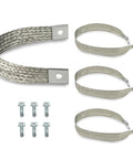 Heavy Duty Engine Ground Straps Kit With Braided Ground Wires For Battery Starter Chassis And Frame, 315 Amps, 1/0 AWG, 4 pieces