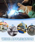 Welder using 12 Mm Bore Shaft Collar, 19 Mm Outer Diameter, 8 Mm Thick Carbon Steel Wheel Stopper with Set Screw in various applications