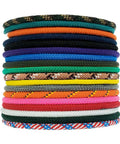 Stack of colorful braided ropes, including Do It All Multipurpose Braided Rope With Polypropylene Sheath In Bright Orange High Visibility