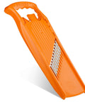 Orange Börner by Reston Lloyd vegetable slicer with wave-waffle blades