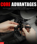 Hands using Beefy All In One Chain Breaker Tool Kit For Bikes And Motorcycles Includes Holder Puller And Cutter