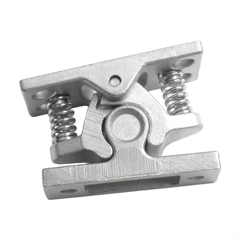Spring Loaded Double Roller Door Latch With Strong Grip, marine-grade stainless steel, for RV cabinets and outdoor use.