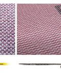 Close-up view of Premium 9 Inch Mesh Sanding Discs 10 Pack Hook Loop Aluminum Oxide Grits 80 To 600 showing mesh texture.