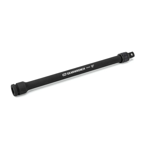 Locking 1/2 Inch Drive Impact Extension Set With 3 Inch, 6 Inch And 12 Inch Extensions, Detent Pin Retention, 12-inch extension