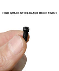 Pro Grade Torx Screw Set For Precision Tools And Mounts, Includes 6-48 And 8-40 Sizes, black oxide finish Torx screw in fingers.