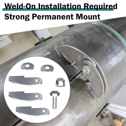 Heavy Duty Eight Inch By Two And A Quarter Inch BBQ Smoker Hinges Weld On Steel Door Hinges For Three Sixteenths Inch Plate