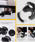 2 Pack Espresso Coffee Machine Cleaning Brush Set For 58mm Portafilter, Group Head And Shower Screen Cleaning Tools, Pro Grade Home Barista Maintenance For Efficient Deep Cleans, nylon bristle brush set