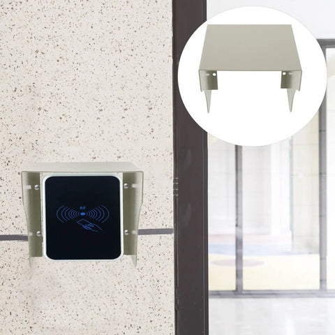 Beefy Iron Roof Cover for Electric Vehicle Charger Keeps Your Level 2 Wall Box Sweet by Blocking Rain Snow and Sun Damage while Offering Universal Fit for Standard Stations and Rock Solid Safety on wall with protective design.