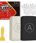 Heavy Duty 2 Part Epoxy Putty For Fast Fix And Bonding, Ultra Strong Multi Purpose Filler Kit with gloves and applicator