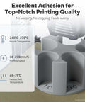 3D printed part with nozzle temperature and bed temperature details for PetG 3D Printer Filament 1.75mm 1kg Black Built Tough With High Impact Resistance And Dimensional Accuracy 0.02mm Weatherproof And Chemically Stable Fits FDM Printers For Smooth Reliable Prints.