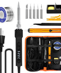 120W LED Soldering Iron Kit With 7 Second Heat Up, Adjustable 356-968F Temperature, Auto Sleep, Pro Grade Precision Welding Gun