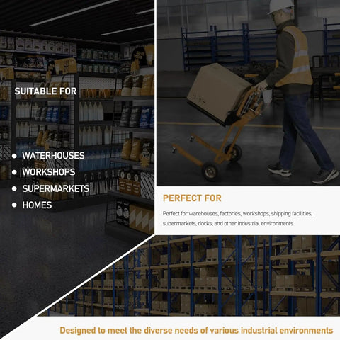 Heavy Duty Manual Pallet Stacker With Rock Solid Winch System Designed For Narrow Aisles transporting crates in a warehouse.
