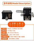 Three Axis Motion Platform LD40 RM With Manual Lift And Linear Motion Guide Actuators For Robotics Testing And Precision Alignment 60 80 90 125 Series Durable Steel Frame Built For Pros, LD60-LM-2 view