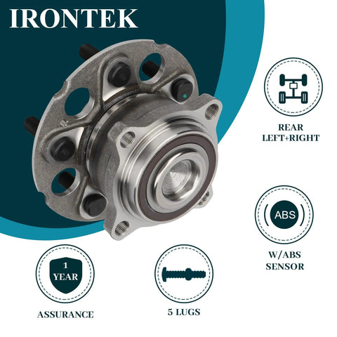 Rear Wheel Hub And Bearing Assembly Fits Honda CR V 2007 2011 EX EX L LX Crosstour 2010 2011 2012 2015 TF1 And Accord
