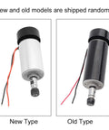 Beefy 300W Air Cooled CNC Spindle Motor for DIY Engraving and Milling, 52mm Clamp, 48V DC ER11 Tool, 12000 RPM, new and old models