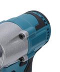 Close-up of Eboxer Cordless Electric Metal Shears With Variable Speed Control And 360 Degree Rotating Head for stainless steel cutting.