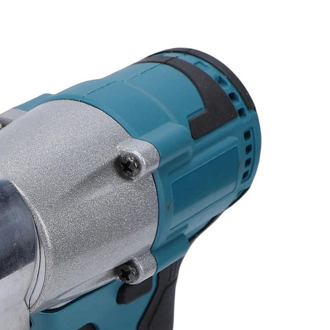 Close-up of Eboxer Cordless Electric Metal Shears With Variable Speed Control And 360 Degree Rotating Head for stainless steel cutting.