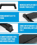 Premium Steel Calf Raise Block And Stretch Board For Savage Leg Days Adjustable Incline Platform with anti-slip surface and sturdy frame.