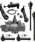 Heavy Duty Steering Gearbox Replacement Kit for 1999 to 2006 Chevy Silverado 1500 includes pitman arm and steering components.