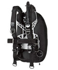 Zen Deluxe Single Tank Scuba BCD with Narrow Zen Wing, stainless backplate, ergonomic design for buoyancy control, no weight pockets.