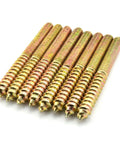 Hardcore 5/16-18 X 3 Inch Hanger Bolts 8 Pack Zinc Plated Steel Double Ended Lag Screws for solid furniture assembly.
