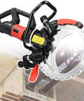 16 Inch Electric Concrete Annular Cutter Brushless 9500W Ring Saw with diamond blade for heavy duty cutting through masonry.