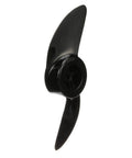 Beefed Up 2 Blade Power Prop For Trolling Motors 3 Inch Hub Weedless Design With Shallow Water Option Includes Prop Pin And Nut Black Finish 