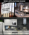 Two-pack 304 stainless steel sheets, 4x6 in, 0.04 in (1 mm) thick, 19 gauge, for DIY kitchen crafts
