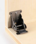 Workhorse Heavy Duty Foldable Support Brackets 8 Pack, Rust Proof Copper Steel Hinges With Hardware, self locking hinge on wood