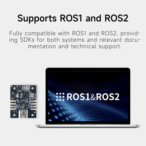 Versatile 9 Axis IMU Module With Accelerometer Gyroscope Magnetometer And Digital Motion Processor For AHRS Pitch Roll And Yaw Angles, the Go To Choice For Drones Robots And Balancing Vehicles, ROS1/ROS2 support