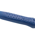 Blue shock reduction grip handle of Pro Grade On The Job Drywall Hammer 14 Oz With Milled Face And Shock Reduction Grip For Framing And Drywall Installations USA Made Heavy Duty Tool With Beveled Nail Slot For Easy Nail Pulling And Drywall Scoring E3 11