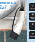 Tesla EV Charger Port Cover Waterproof Soft Silicone Dust Cap With Step Design For Easy On Off Charge Port Protector For North