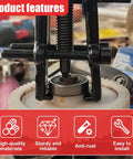 Two Jaw Gear Puller 2 Inch Carbon Steel Adjustable Gear Remover Tool Universal Hand Pump Pulley Puller for Automotive Applications