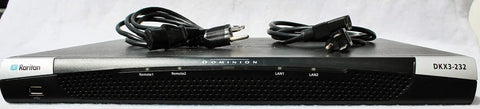 Pro Level 32 Port KVM Over IP Switch With Dual Power And Virtual Media Delivers Ridiculously Smooth Remote Access For Two Users and DVI Local Console For No Sweat Datacenter Operations And Top Shelf Performance with cables and ports.