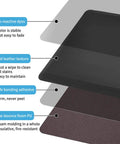 Cross-section view of Anti Fatigue Floor Mat Half Inch Cushioned For Kitchen And Standing Desk showing material layers and features.