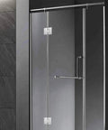 Go Big With This Rugged Stainless Steel Shower Glass Door Hinge Clamp Hasp Built Tough For 8 To 12 Mm Thickness 180 Degree Swivel on bathroom door.