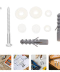 Toilet Tank Bolts And Gasket Kit Replacement Screws Set For Easy Install No Fuss Durable Toilet Hardware With Gasket Seals The Ultimate Toilet Repair Kit For Seats Tanks And Covers, metal bolts and plastic anchors