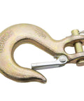 Five Sixteenth Inch Clevis Slip Hook With Safety Latch For Heavy Duty Towing And Trailer Winch Use, G70 18000 Lb Capacity Chain Hook